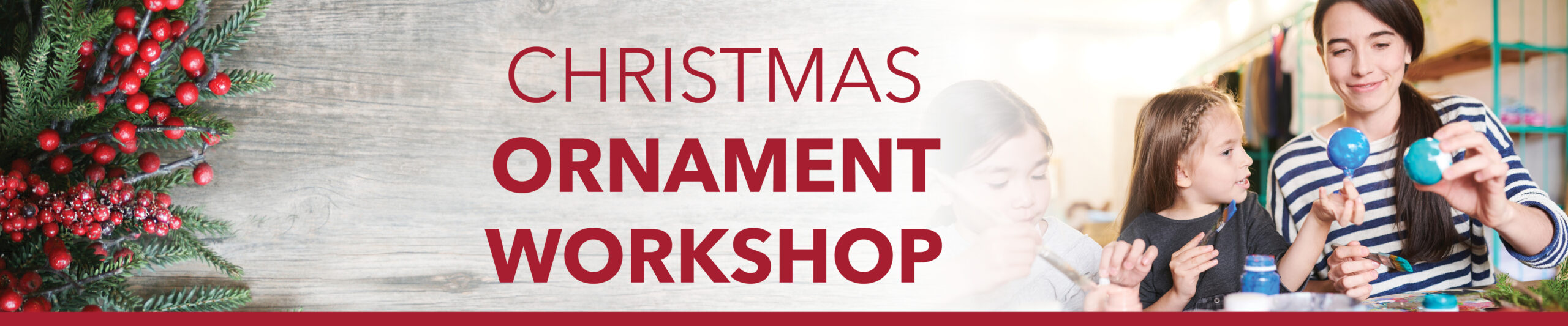 2025 Ornament Workshop banner